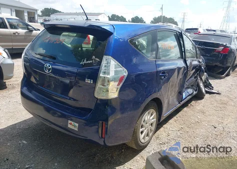 2012 Toyota Prius V Two из США, поврежденный, VIN JTDZN3EU8C3161205